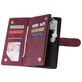 Mobigear Zipper Housse Samsung Galaxy A71 Etui Porte-Monnaie - Rouge