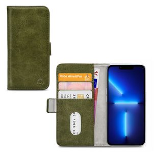 Mobilize Elite Gelly Housse iPhone 13 Pro Etui Porte-Monnaie - Vert