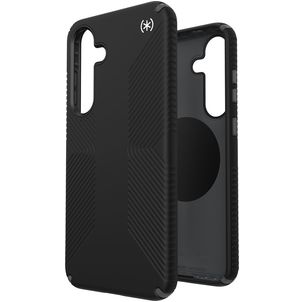 Speck Presidio2 Grip Magnet Coque Samsung Galaxy S25 Plus MagSafe Coque arrière Rigide Anti-Chocs - Noir