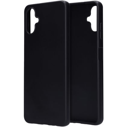 Mobiparts Classic Coque Samsung Galaxy A06 Coque arrière en TPU Souple - Noir