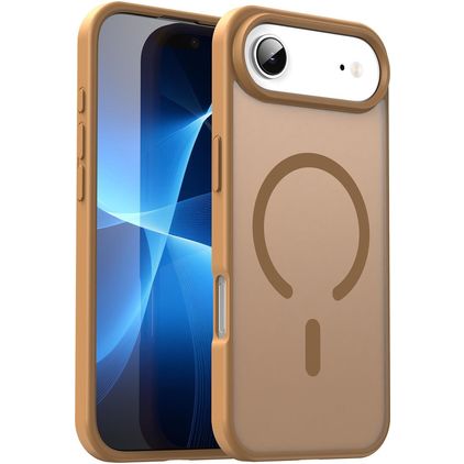 Mobigear Shockproof Coque iPhone Air MagSafe Coque arrière Rigide - Desert Gold