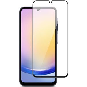 Mobigear Premium Samsung Galaxy A25 Verre trempé Protection d'écran - Compatible Coque - Noir
