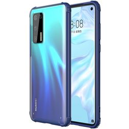 Mobigear Shockproof Coque Huawei P40 Coque arrière Rigide Anti-Chocs - Dark Blue