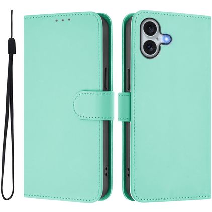Mobigear Urban Wallet iPhone 16 Plus Étui Portefeuille - Vert