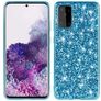 Mobigear Glitter Coque Samsung Galaxy S20 Coque arrière Rigide - Bleu