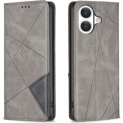Mobigear Rhombus Slim iPhone 17 Étui - Gris