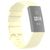 Mobigear Cross Bracelet Silicone Fitbit Charge 4 Fermeture boucle ardillon - Jaune