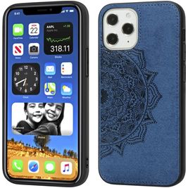 Mobigear Mandala Coque iPhone 12 Pro Max Coque arrière Rigide - Bleu
