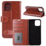 Mobigear Wallet Housse iPhone 12 Etui Porte-Monnaie - Marron