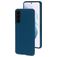 Mobiparts Coque Samsung Galaxy S21 Coque arrière en Silicone - Blueberry Blue Mobiparts Coque Samsung Galaxy S21 Coque arrière en Silicone - Blueberry Blue