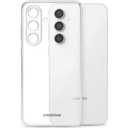 Mobilize Gelly Coque Transparente Samsung Galaxy S23 FE Coque arrière en TPU Souple - Transparent