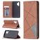 Mobigear Rhombus Slim Housse Samsung Galaxy A32 4G Etui - Marron