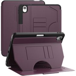 Mobigear Magnetic Folio Coque iPad Air 11 Pouces (2025) Etui + Porte-crayon - Violet