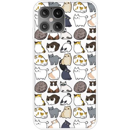 Mobigear Design iPhone 12 Pro Max TPU souple Coque arrière - Chat