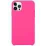 Mobigear Rubber Touch Coque iPhone 15 Pro Max Coque arrière en Silicone - Magenta