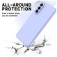 Mobigear Rubber Touch Coque Samsung Galaxy A56 Coque arrière en Silicone - Violet