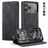 CaseMe 013 Housse iPhone 17 Pro Etui Porte-Monnaie - Noir