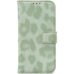 My Style Flex Wallet Housse Samsung Galaxy A14 Etui Porte-Monnaie - Green Leopard