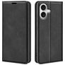 Mobigear Retro Slim Housse iPhone 17 Etui Porte-Monnaie - Noir