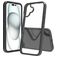 Mobigear Crystal Coque iPhone 16 Plus Coque arrière Rigide - Noir