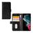 Mobilize Elite Gelly Housse Samsung Galaxy S22 Ultra Etui Porte-Monnaie - Noir