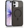 Mobigear Shockproof Grip Coque iPhone 17 MagSafe Coque arrière Rigide - Noir