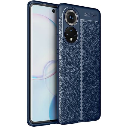 Mobigear Luxury Coque HONOR 50 Coque arrière en TPU Souple - Bleu