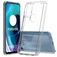 Mobigear Crystal Coque Transparente Motorola Moto G71 5G Coque arrière Rigide - Transparent