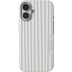 Nudient Bold iPhone 17 MagSafe Plastique rigide Coque arrière - Chalk White