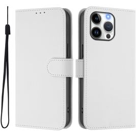 Mobigear Urban Wallet Housse iPhone 16 Pro Max Etui Porte-Monnaie - Blanc