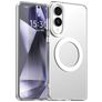 Mobigear Shockproof Coque Samsung Galaxy S25 Edge MagSafe Coque arrière Rigide - Blanc