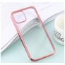 Mobigear Royal Coque iPhone 12 Pro Max Coque arrière en TPU Souple - Transparent / Rose doré