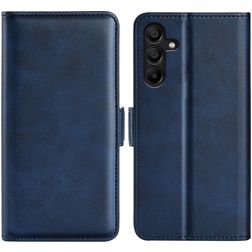 Mobigear Slim Magnet Samsung Galaxy M15 Étui Portefeuille - Bleu foncé