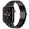 Mobigear Monaco Bracelet Acier Apple Watch Fermeture boucle déployante - 49/46/45/44 mm - Noir