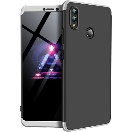 Mobigear TriGuard Coque HONOR Note 10 Coque arrière Rigide - Noir / Argent