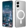 Mobigear Shockproof Coque Transparente Samsung Galaxy S25 Edge MagSafe Coque arrière Rigide - Transparent