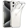 Mobigear Basics Transparent iPhone 15 Pro TPU souple Coque arrière - Transparent