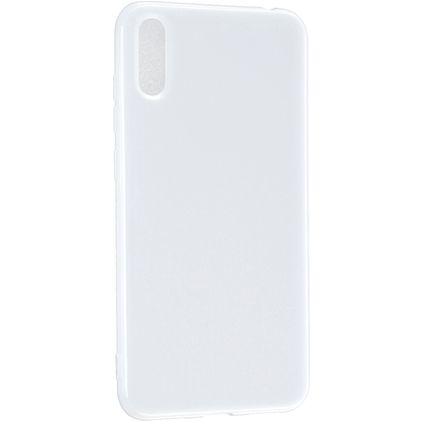 Mobigear Colors Coque Huawei Y7 Pro (2019) Coque arrière en TPU Souple - Blanc
