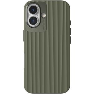 Nudient Bold Coque iPhone 16 MagSafe Coque arrière Rigide - Olive Green