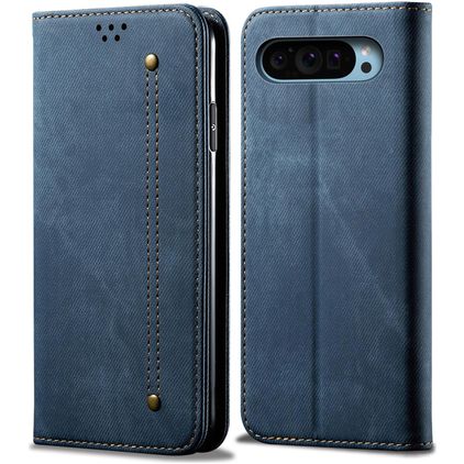 Mobigear Ranch Housse Google Pixel 9 Etui Porte-Monnaie - Bleu