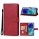 Mobigear Wallet Housse Samsung Galaxy M55 Etui Porte-Monnaie - Rouge