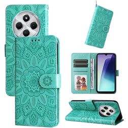 Mobigear Sunflower Housse Xiaomi Redmi 14C Etui Porte-Monnaie - Vert