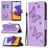 Mobigear Butterfly Samsung Galaxy A22 5G Étui Portefeuille - Violet