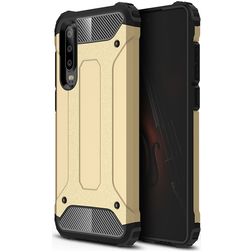 Mobigear Outdoor Huawei P30 Plastique rigide Coque arrière Antichoc - Or