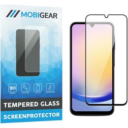 Mobigear Premium Samsung Galaxy A25 Verre trempé Protection d'écran - Compatible coque - Noir