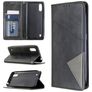 Mobigear Rhombus Slim Housse Samsung Galaxy A01 Etui - Noir
