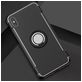 Mobigear Armor Ring Coque iPhone XS Max Coque arrière Rigide Anti-Chocs avec Anneau-Support - Noir