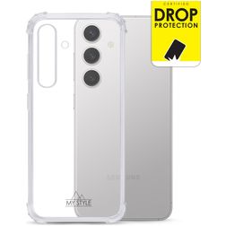 My Style Protective Flex Coque Transparente Samsung Galaxy S24 Plus Coque arrière en TPU Souple Anti-Chocs - Transparent