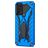 Mobigear Armor Stand Coque Samsung Galaxy A03s Coque arrière Rigide Anti-Chocs avec Support Amovible - Bleu