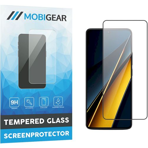 Mobigear Premium POCO X6 Pro Verre trempé Protection d'écran - Compatible coque - Noir